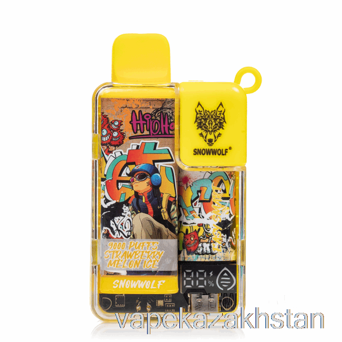 Vape Smoke Snowwolf Easy Smart EA9000 Disposable Strawberry Melon Ice